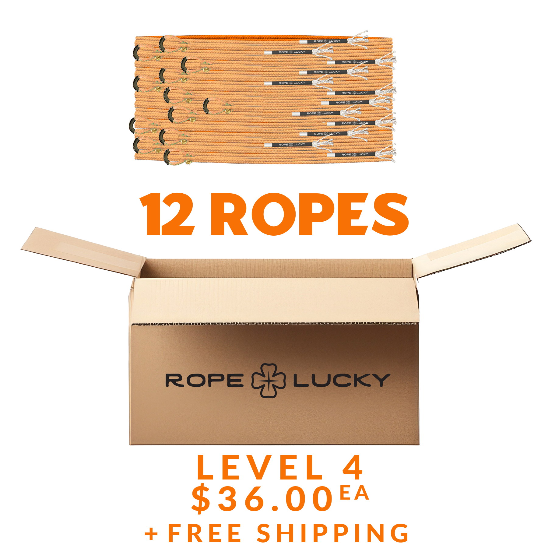 Rope Lucky Head Rope - Orange