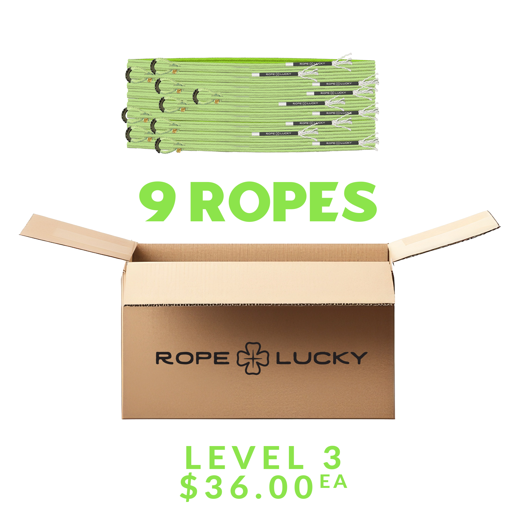 Rope Lucky Heel Rope - Green