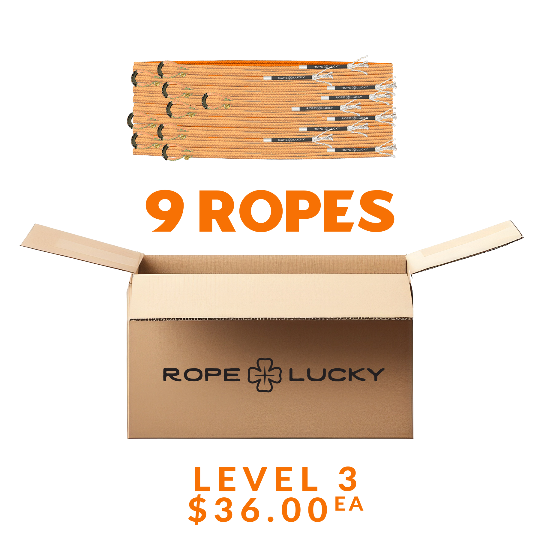 Rope Lucky Head Rope - Orange