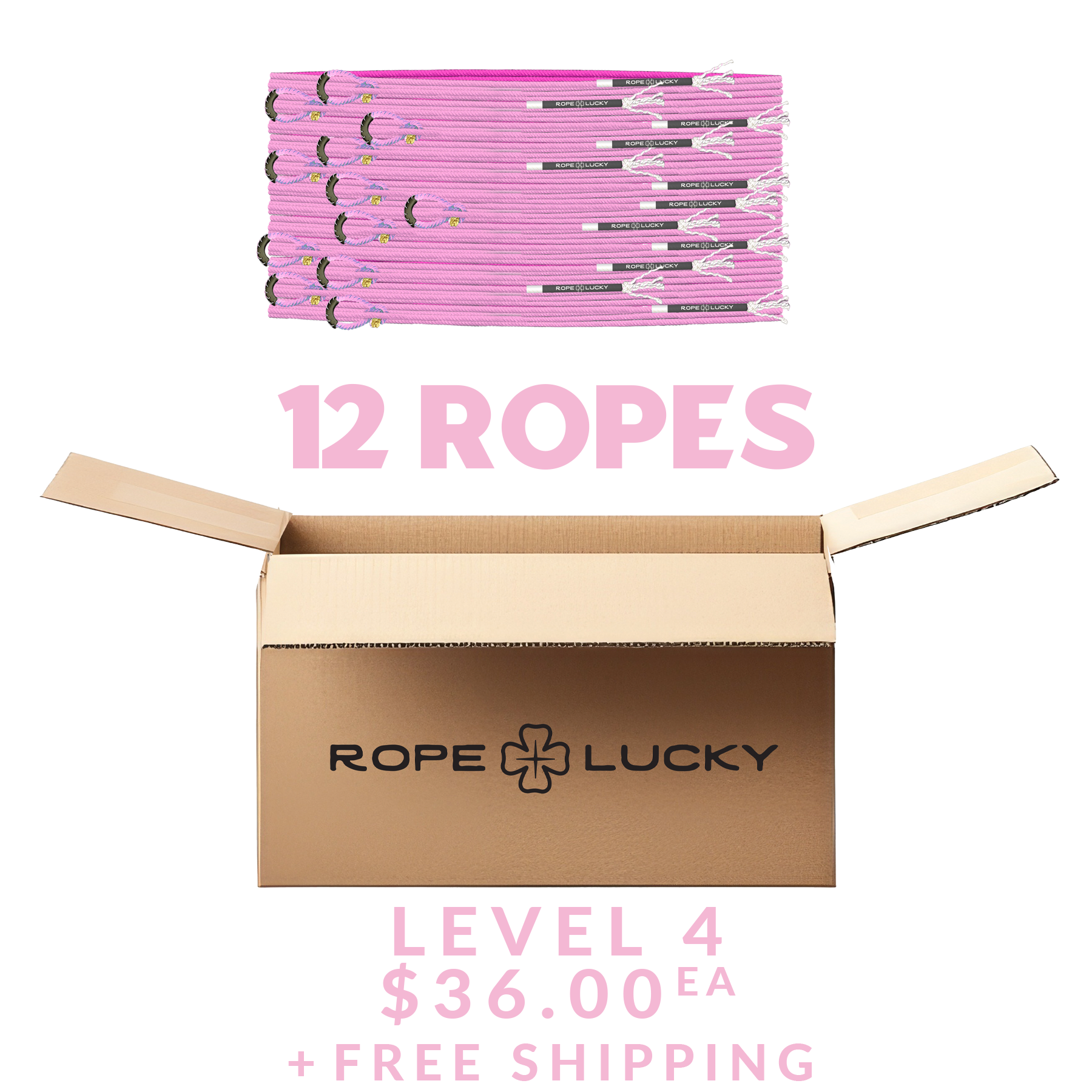 Rope Lucky Head Rope - Pink