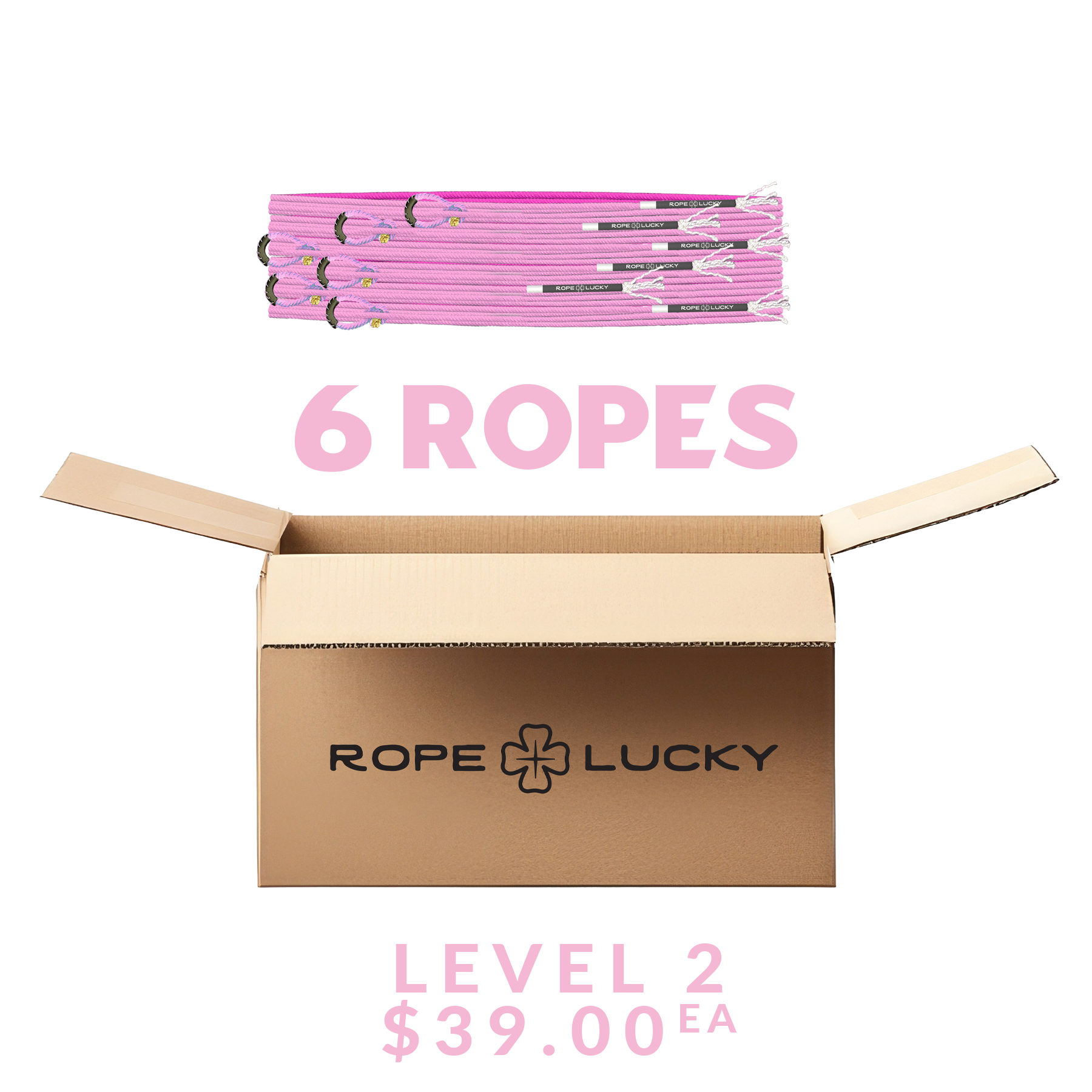 Rope Lucky Heel Rope - Pink