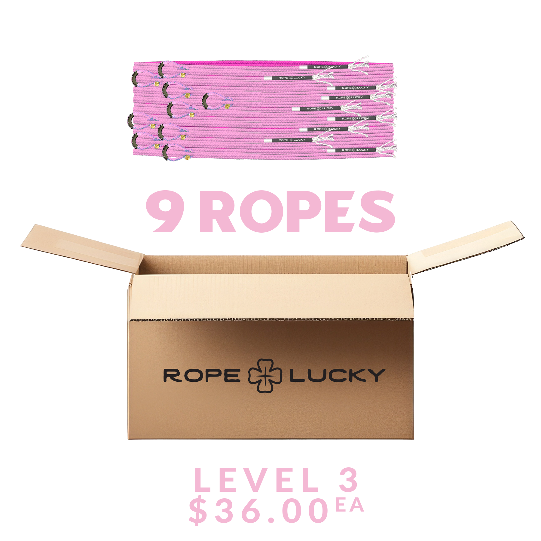 Rope Lucky Head Rope - Pink