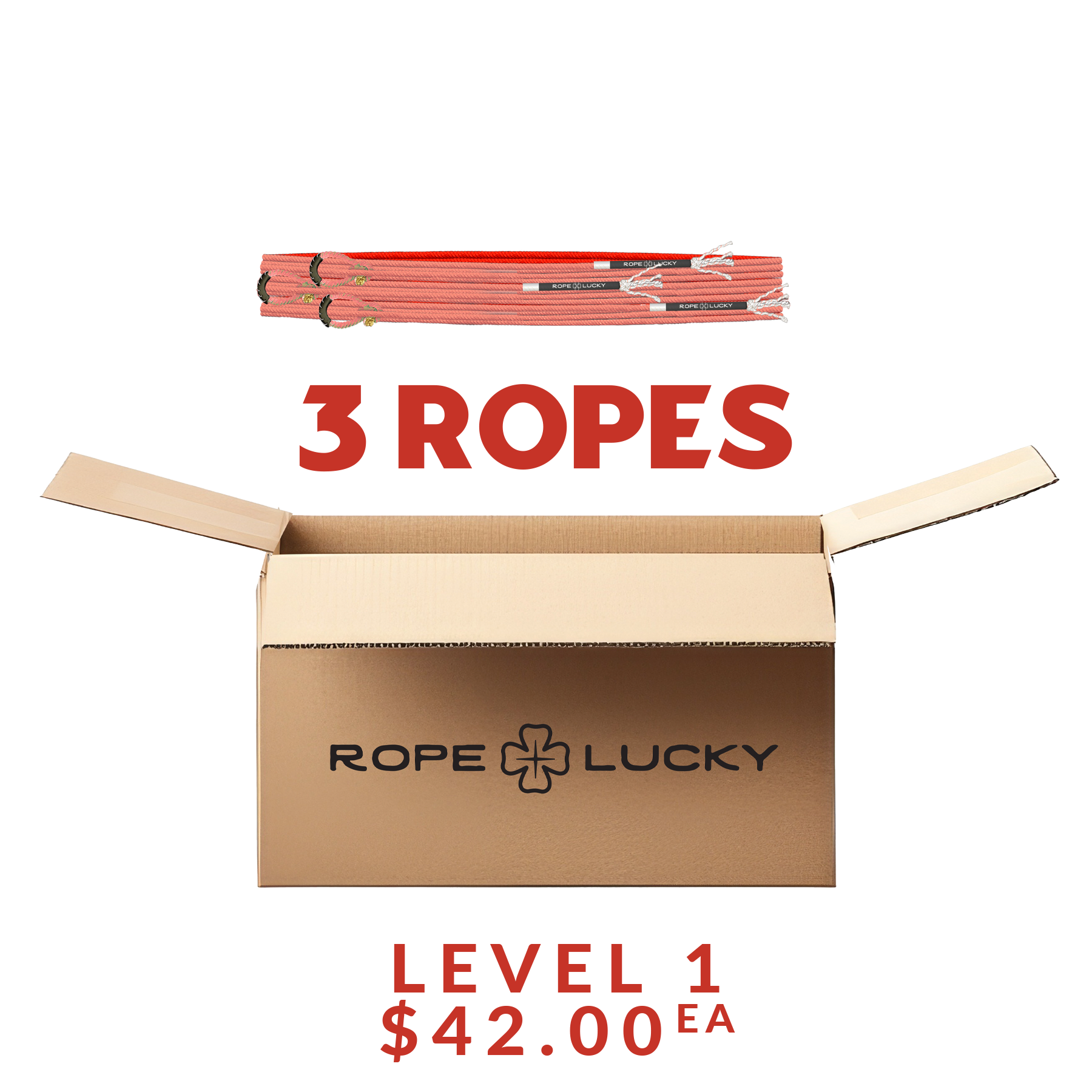 Rope Lucky Head Rope - Red