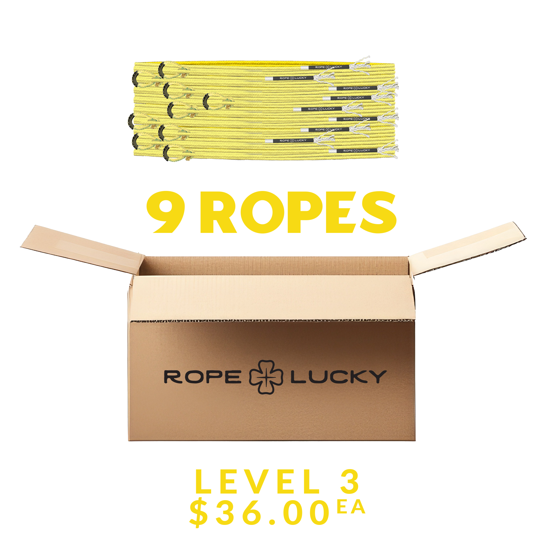Rope Lucky Heel Rope - Yellow