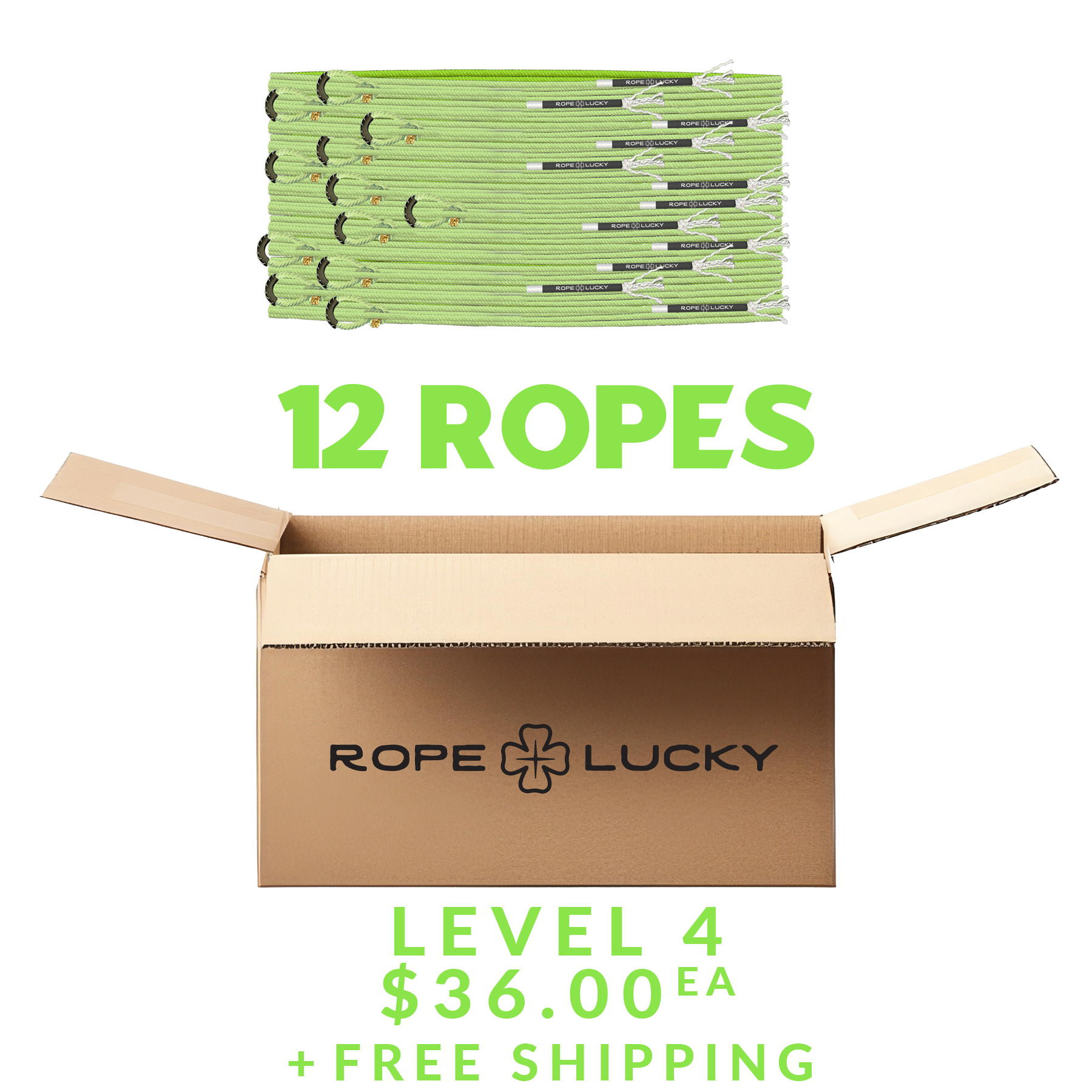 Rope Lucky Heel Rope - Green