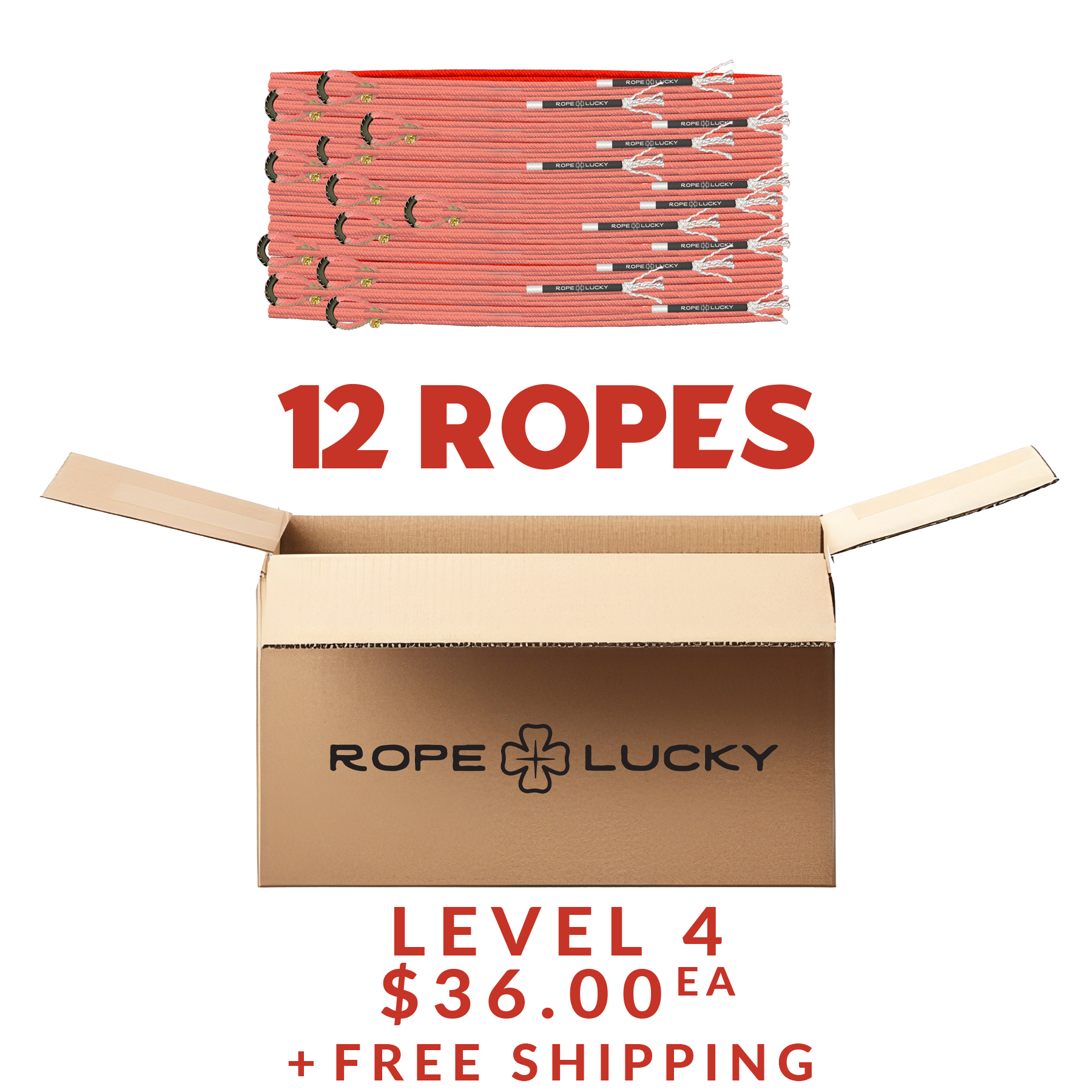 Rope Lucky Head Rope - Red