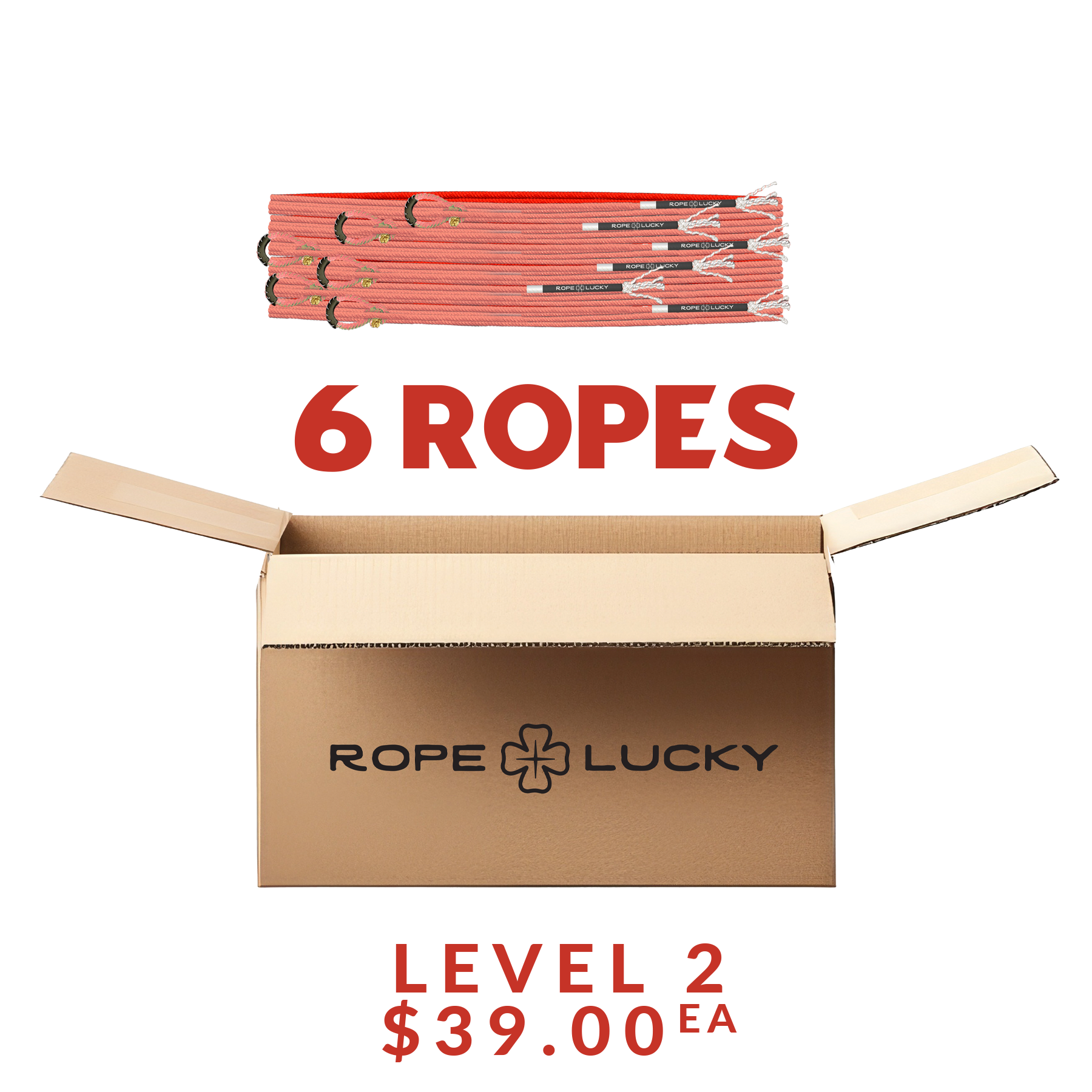 Rope Lucky Head Rope - Red
