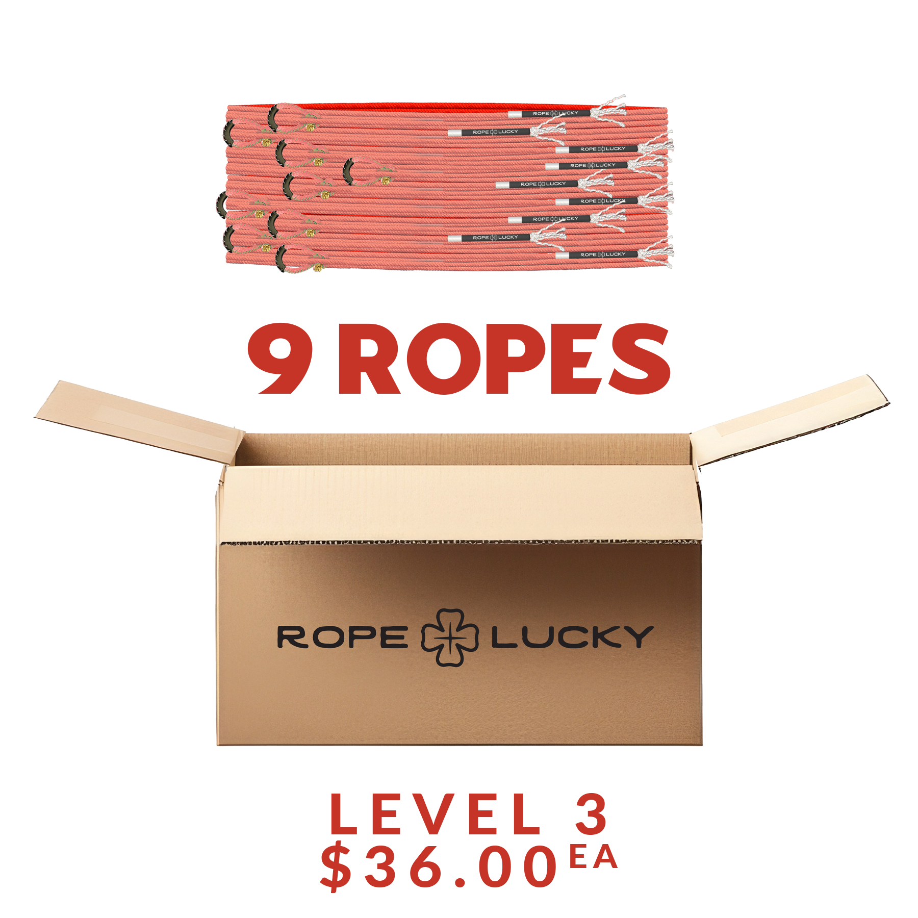 Rope Lucky Head Rope - Red